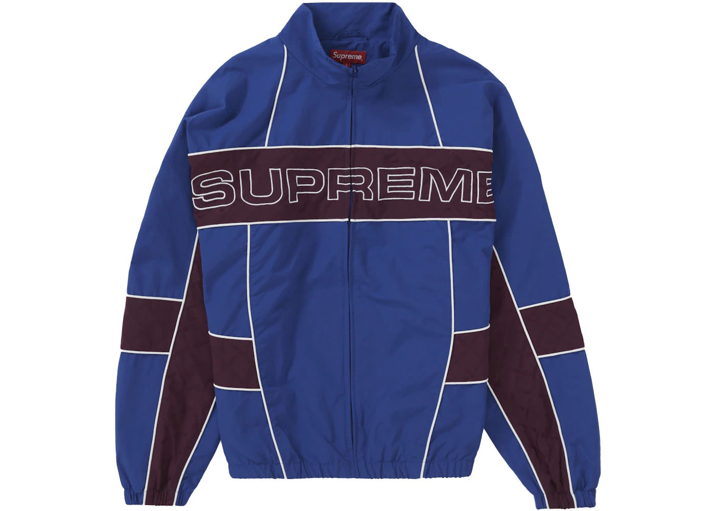 Supreme Jacquard Panel Track Jacket Royal