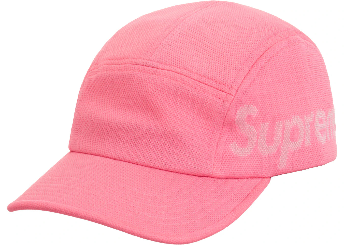 Supreme Jacquard Pique Camp Cap Pink