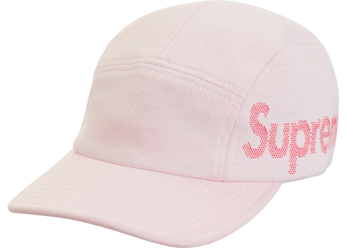 Supreme Jacquard Pique Camp Cap White