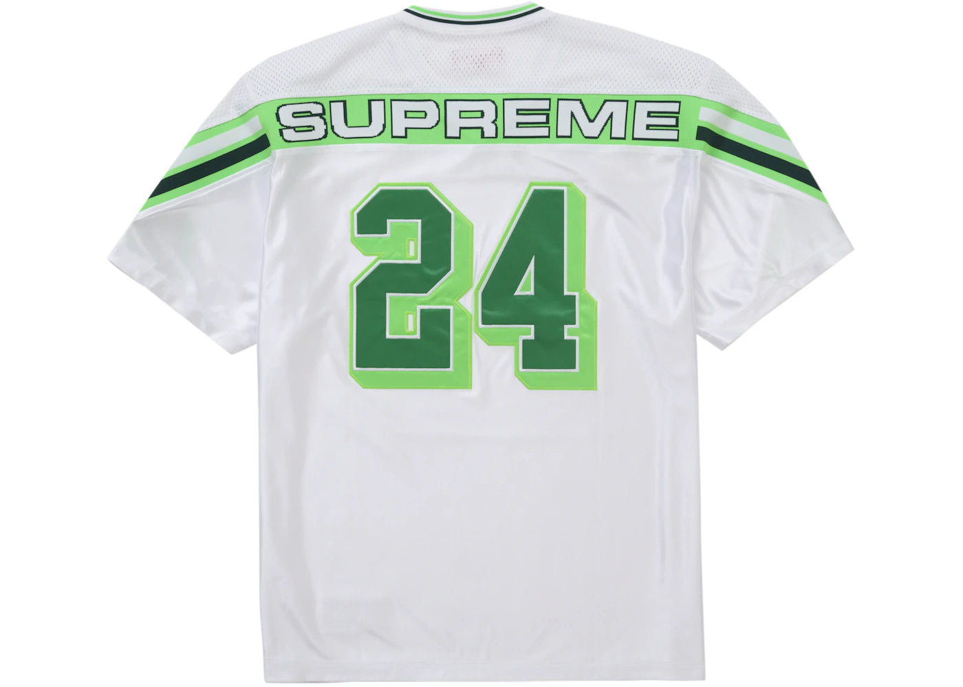 Supreme Jacquard Rib Football Jersey White