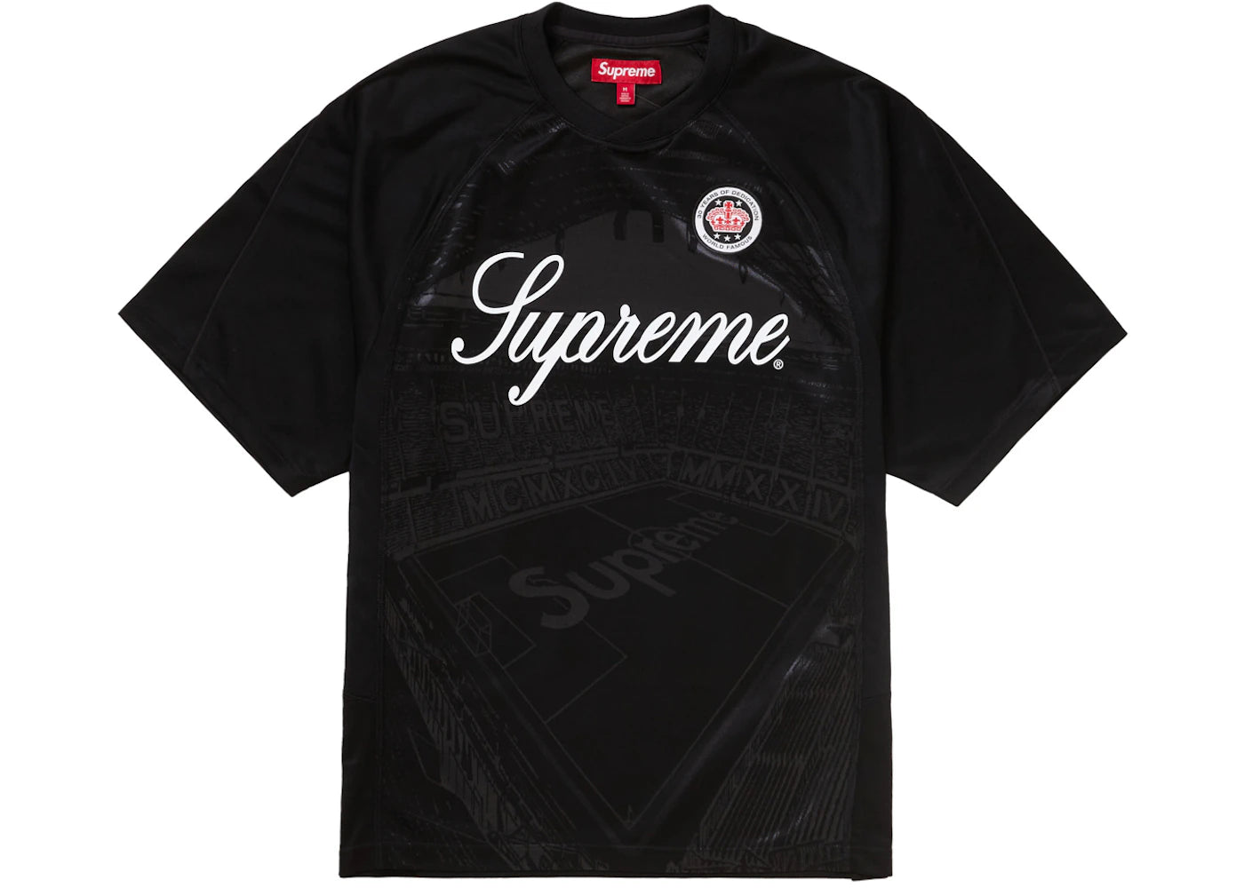 Supreme Jacquard Soccer Jersey Black