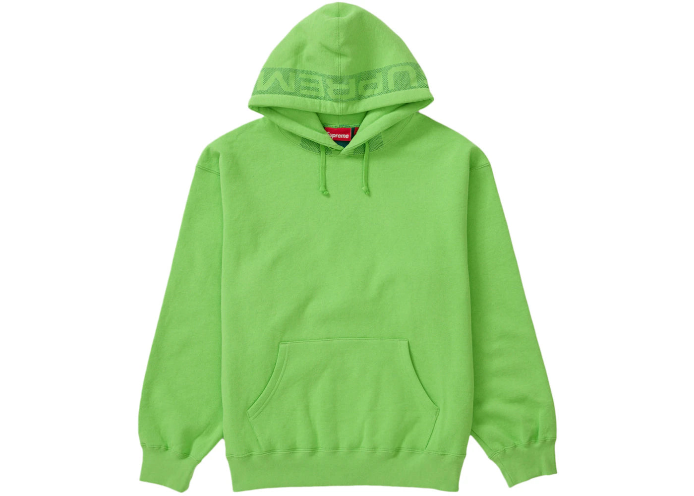 Supreme Jacquard Stripe Hooded Sweatshirt Bright Green