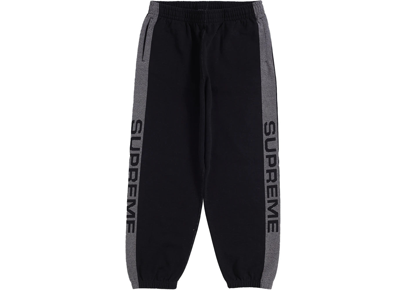 Supreme Jacquard Stripe Sweatpant Black