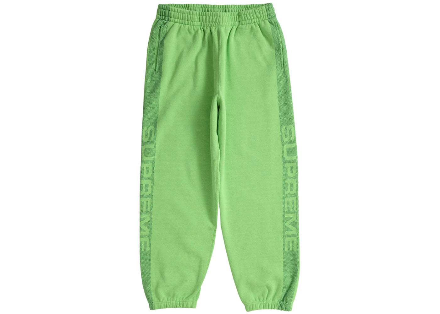 Supreme Jacquard Stripe Sweatpant Bright Green