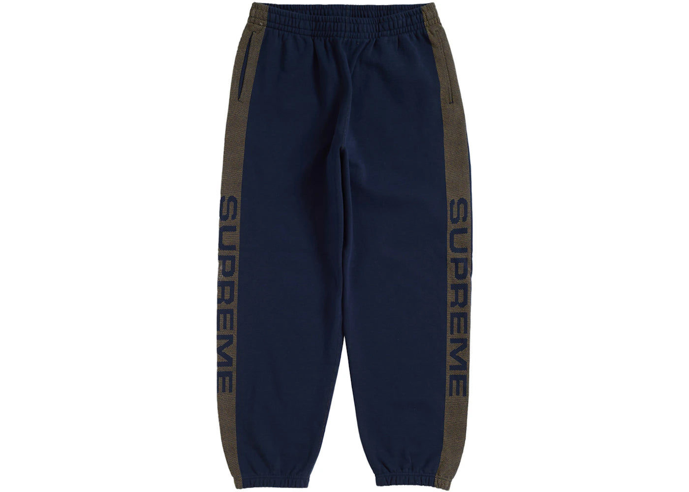 Supreme Jacquard Stripe Sweatpant Navy