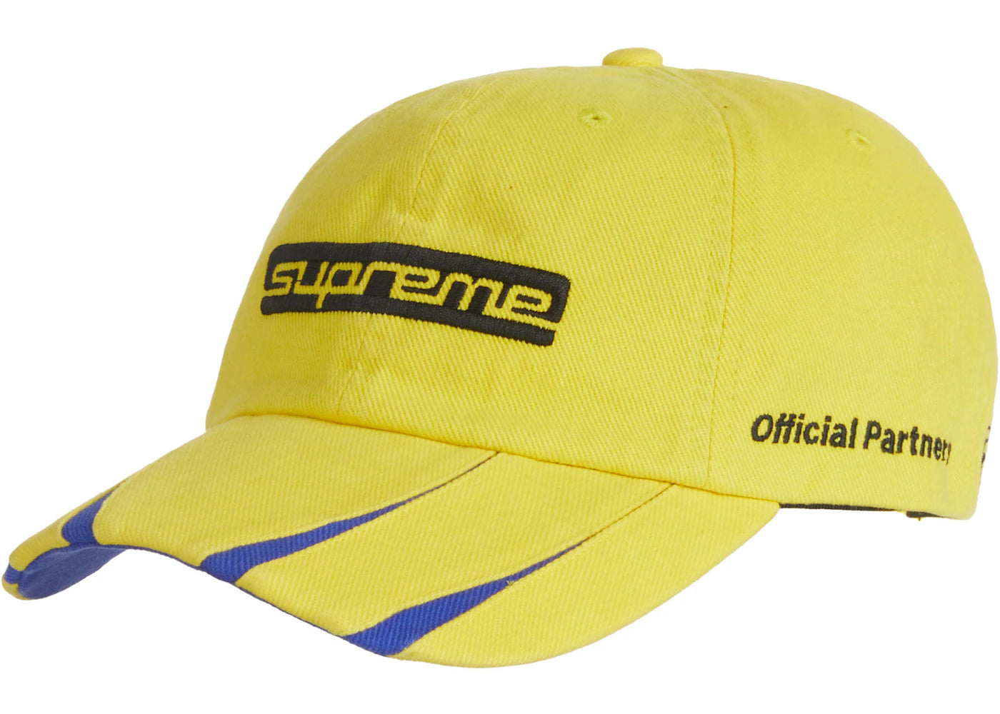 Supreme Jagged Visor 6-Panel Yellow