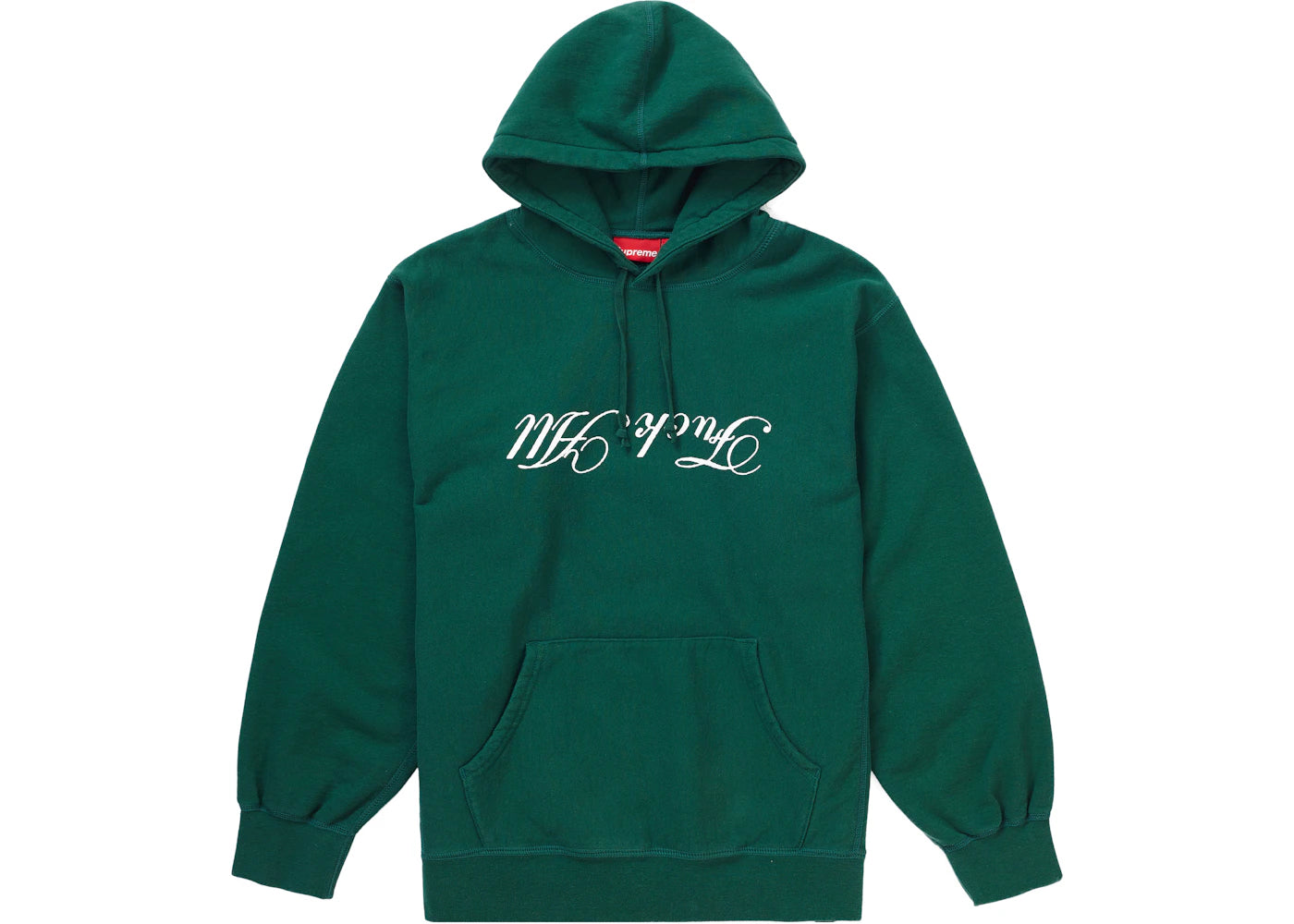 Supreme Jamie Reid Fuck All Hooded Sweatshirt Dark Green