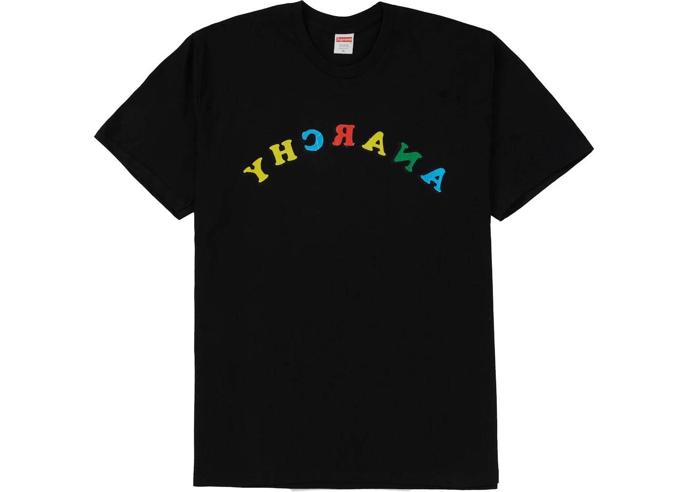 Supreme Jamie Reid Anarchy Tee Black