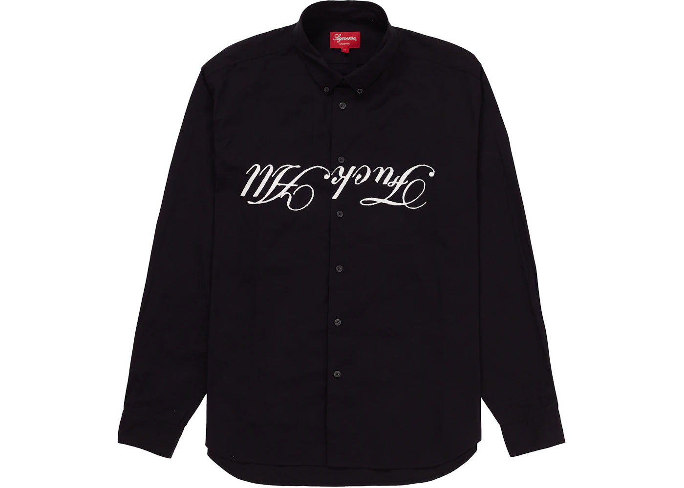 Supreme Jamie Reid Fuck All Shirt Black