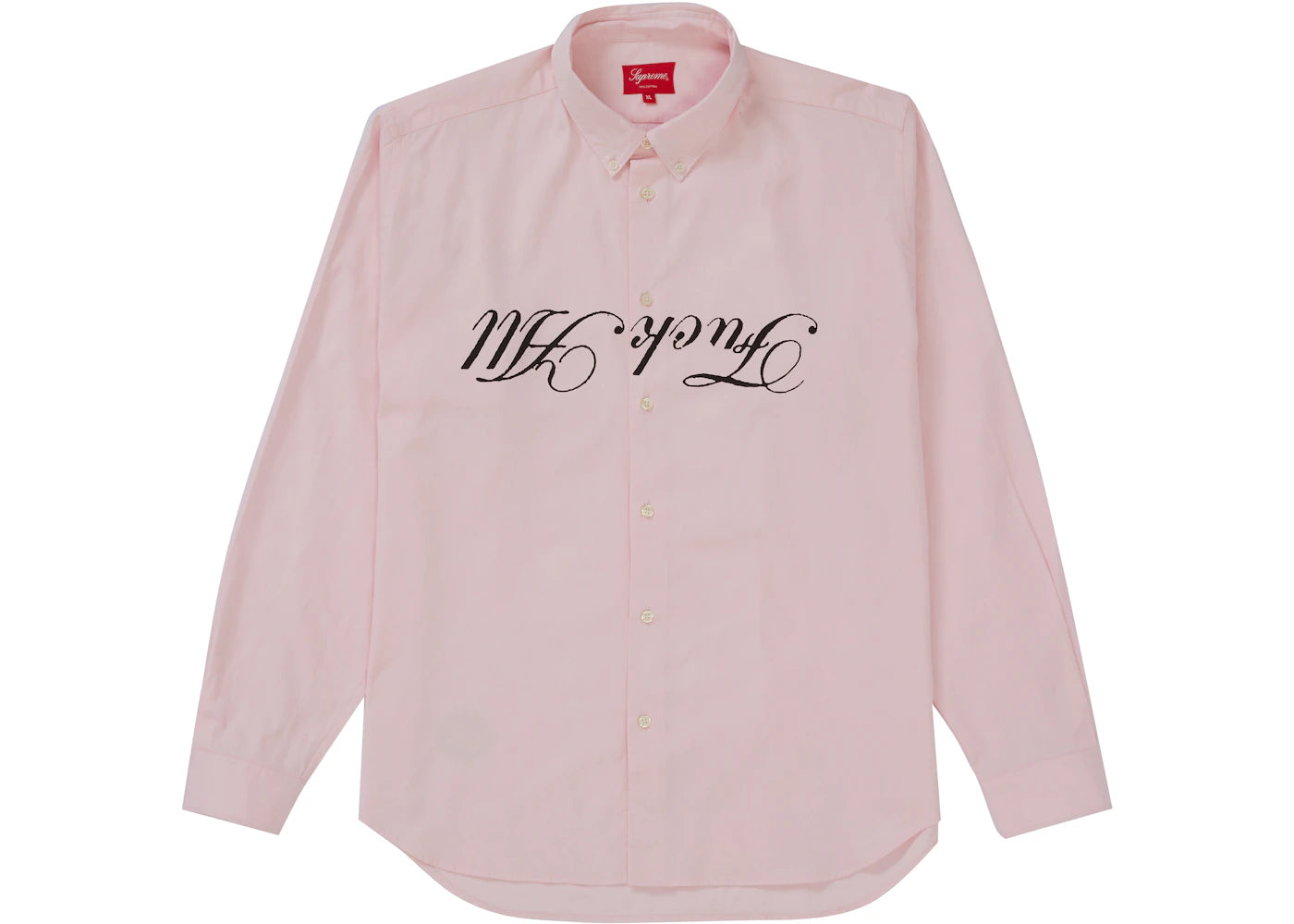 Supreme Jamie Reid Fuck All Shirt Light Pink