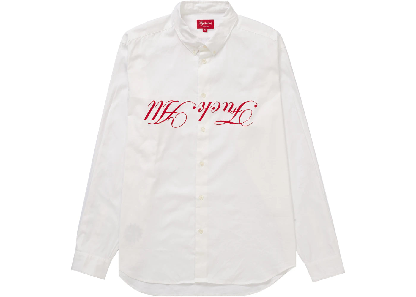 Supreme Jamie Reid Fuck All Shirt White