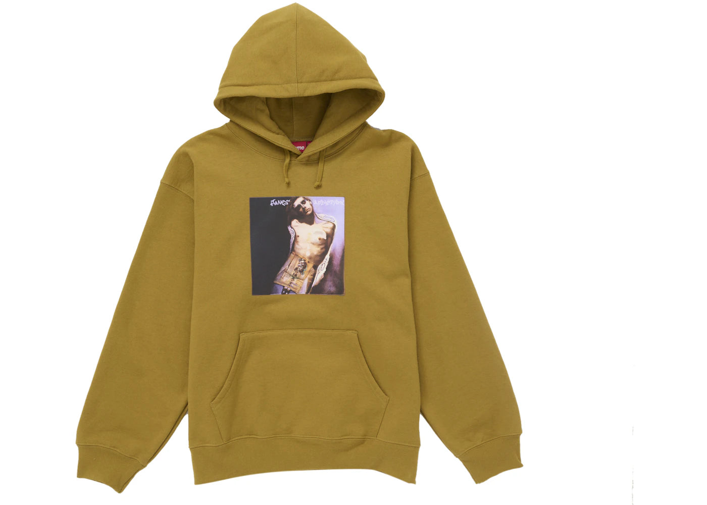 Supreme Jane’s Addiction Hooded Sweatshirt Dark Mustard