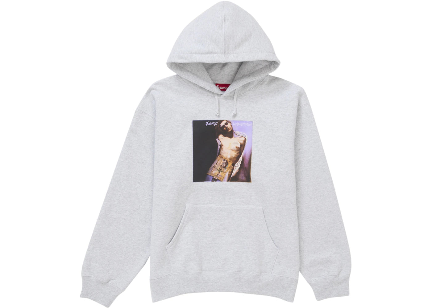 Supreme Jane’s Addiction Hooded Sweatshirt Ash Grey