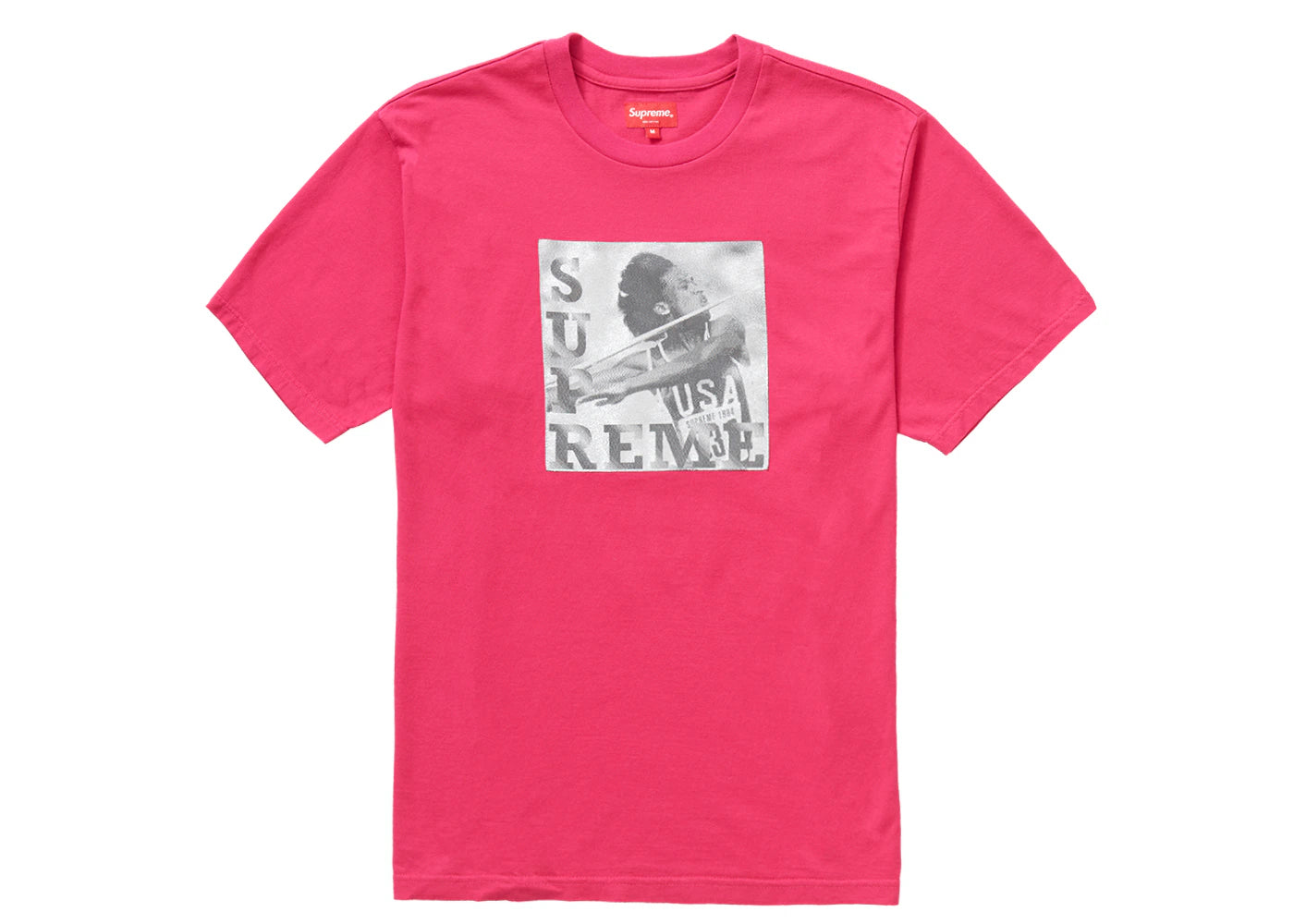 Supreme Javelin Label S/S Top Fuchsia