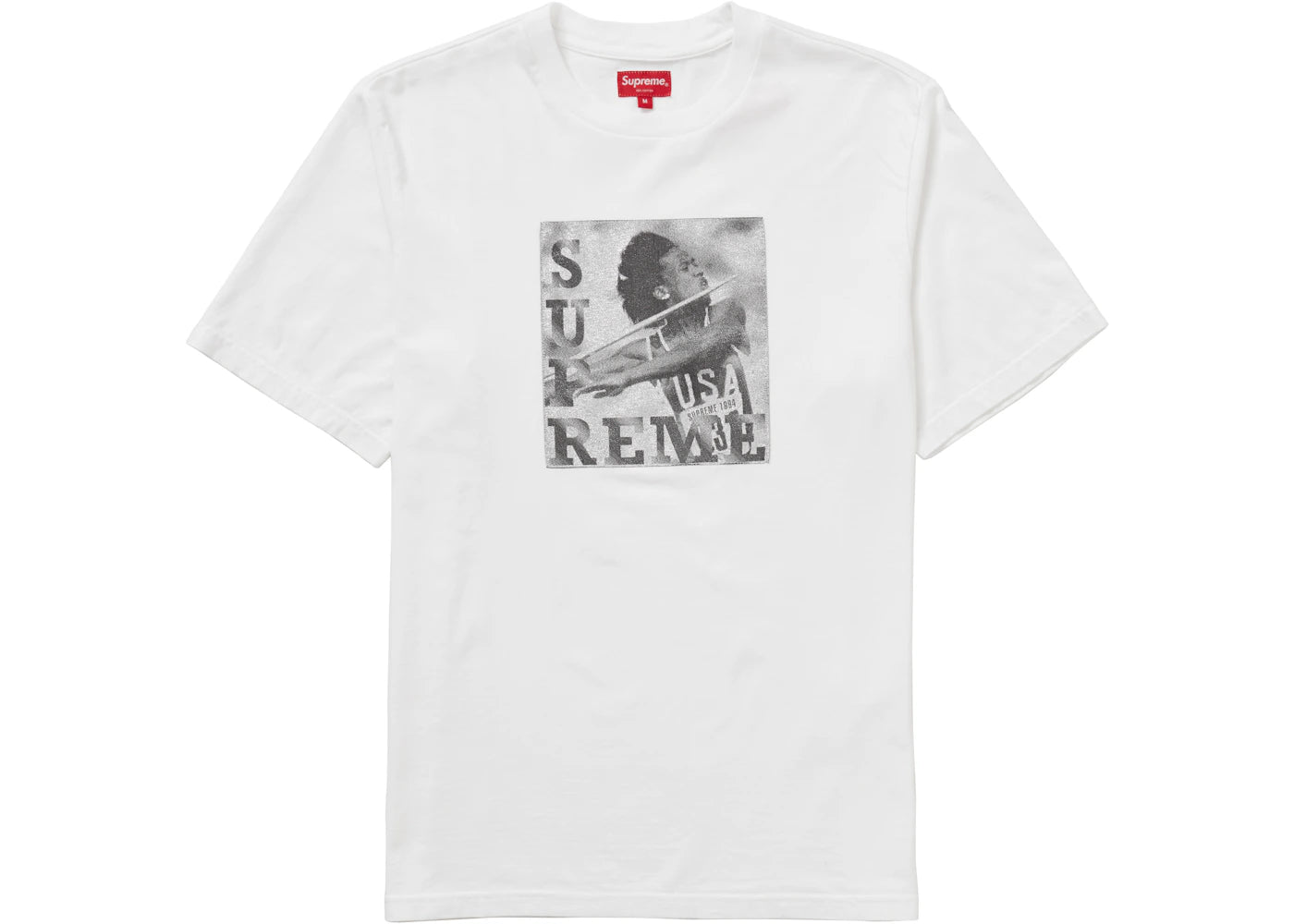 Supreme Javelin Label S/S Top White