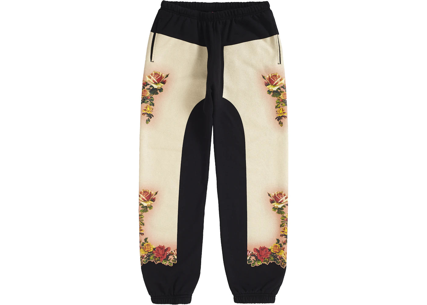 Supreme Jean Paul Gaultier Floral Print Sweatpant Black