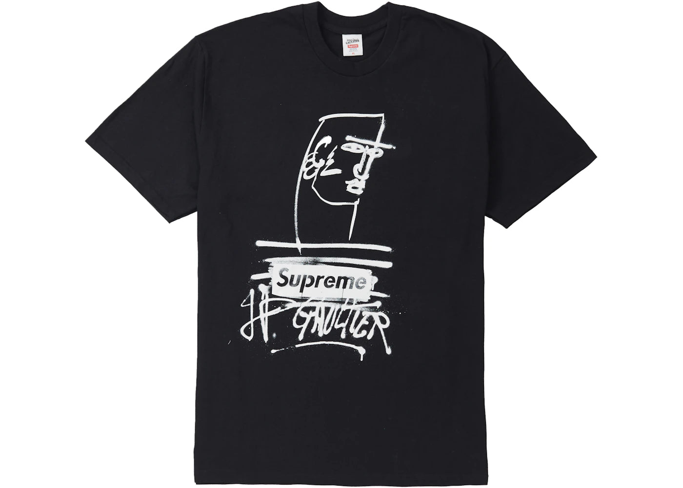 Supreme Jean Paul Gaultier Tee Black