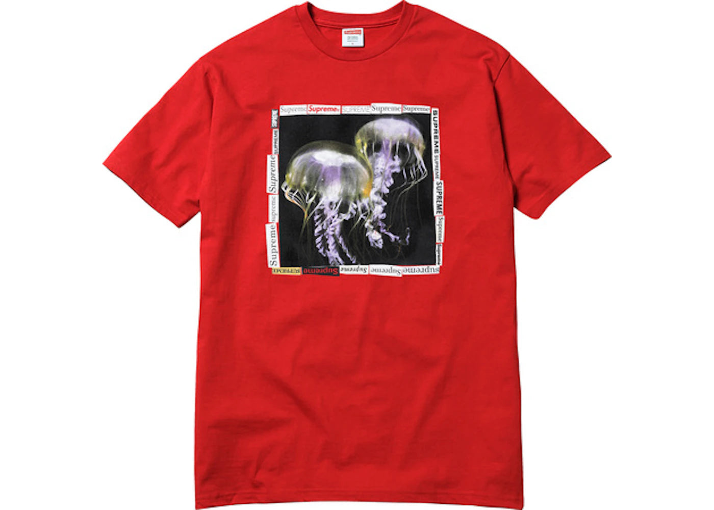 Supreme Jellyfish Tee Red