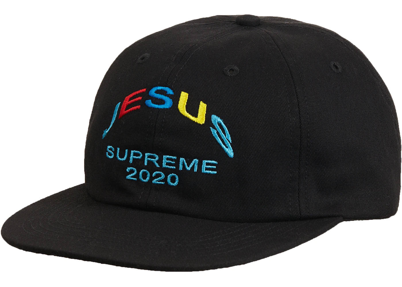 Supreme Jesus 6-Panel Black