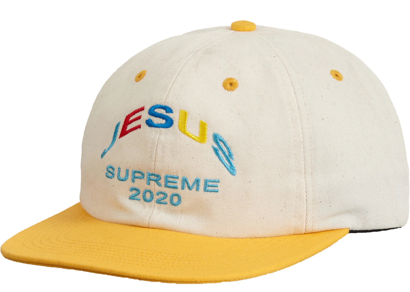 Supreme Jesus 6-Panel Yellow