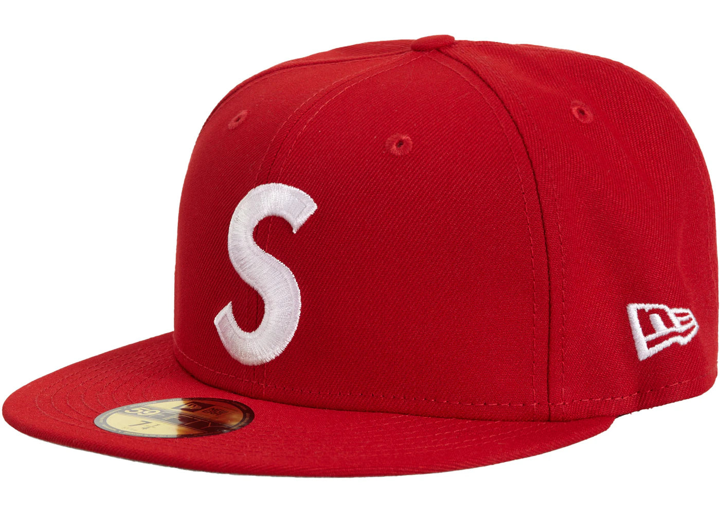 Supreme Jesus Piece S Logo New Era 59Fifty Hat Red
