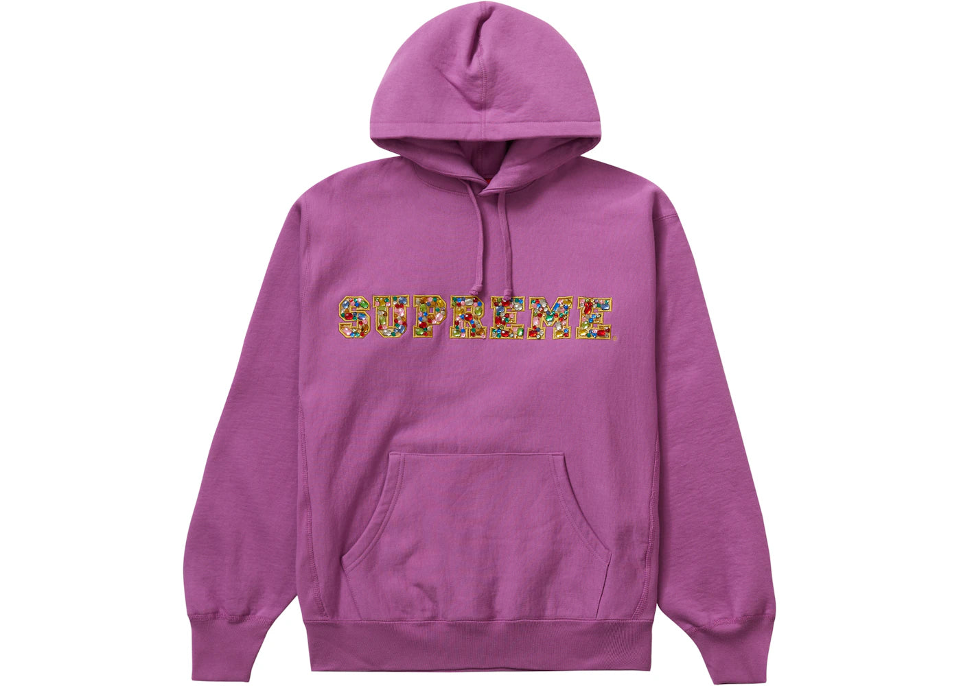 Supreme Jewels Hooded Sweatshirt (FW20) Bright Purple