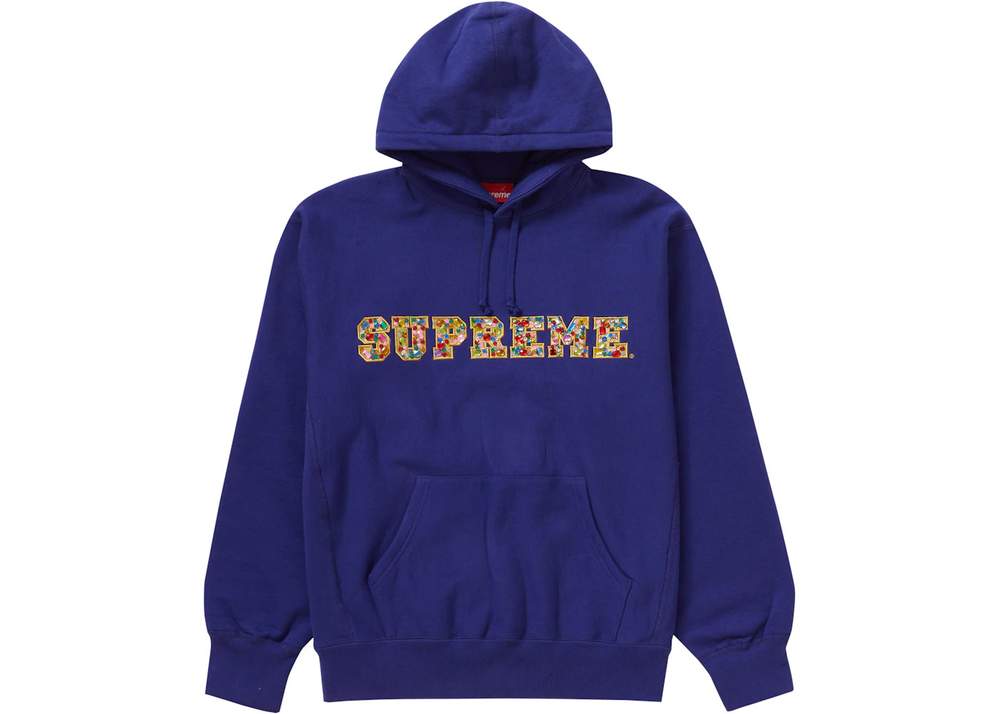 Supreme Jewels Hooded Sweatshirt (FW20) Dark Royal