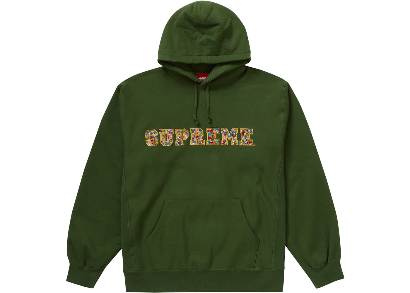 Supreme Jewels Hooded Sweatshirt (FW20) Green