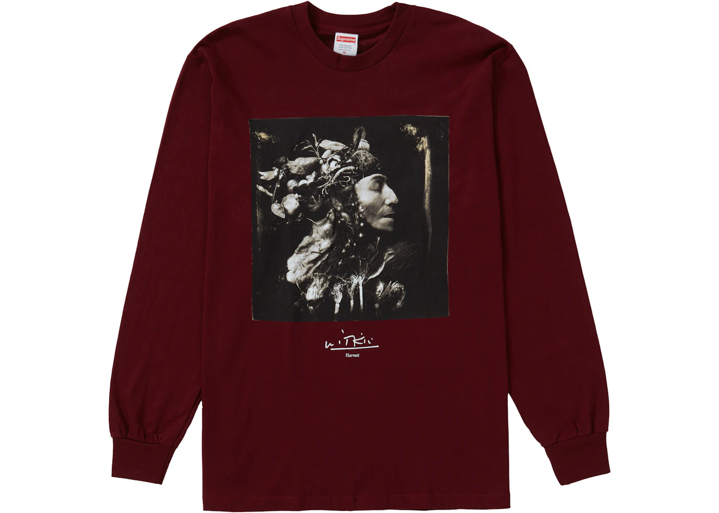 Supreme Joel-Peter Witkin Harvest L/S Tee Burgundy