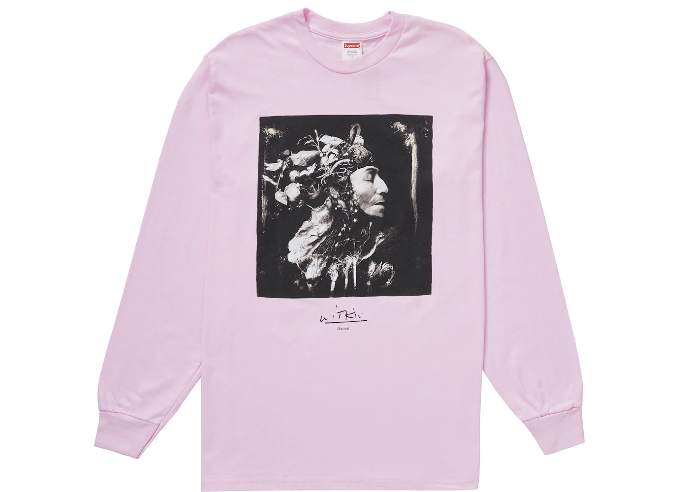 Supreme Joel-Peter Witkin Harvest L/S Tee Light Pink