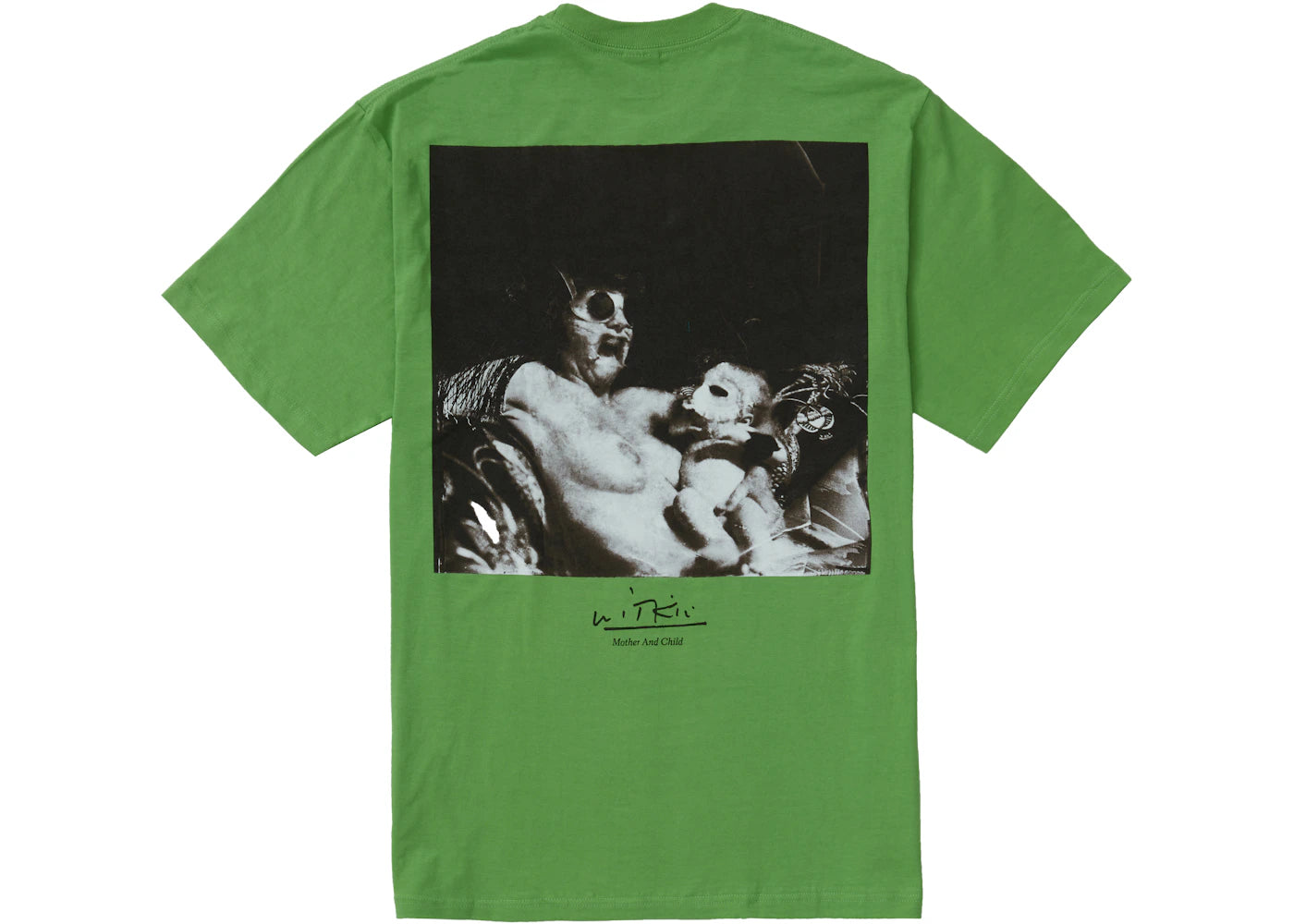 Supreme Joel-Peter Witkin Mother and Child Tee Green