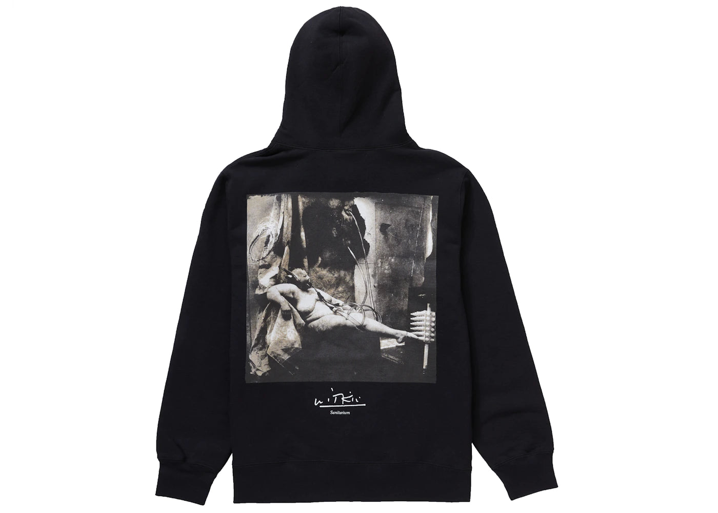 Supreme Joel-Peter Witkin Sanitarium Hooded Sweatshirt Black