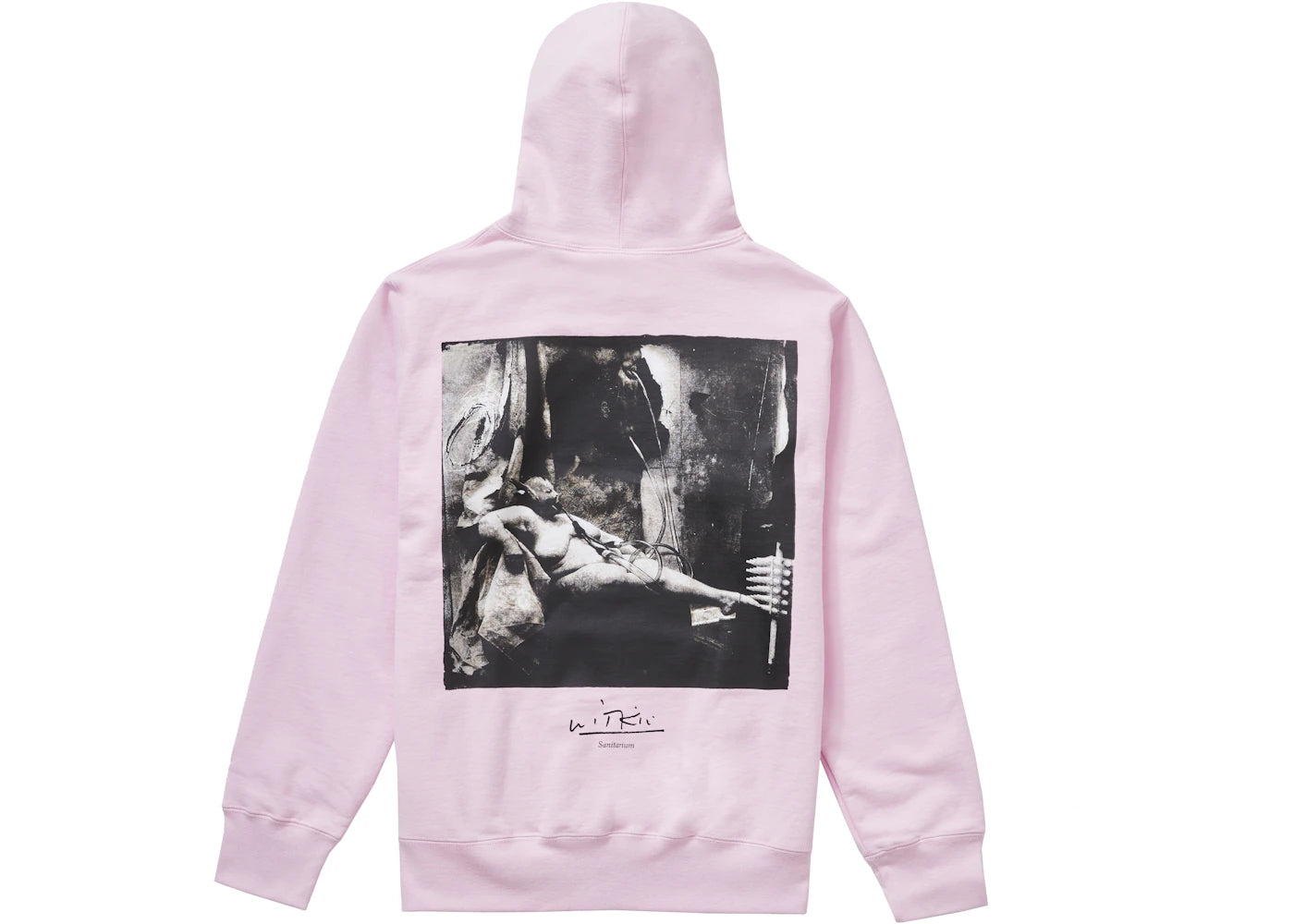 Supreme Joel-Peter Witkin Sanitarium Hooded Sweatshirt Light Pink