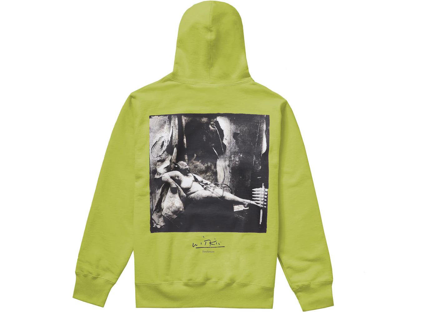 Supreme Joel-Peter Witkin Sanitarium Hooded Sweatshirt Lime