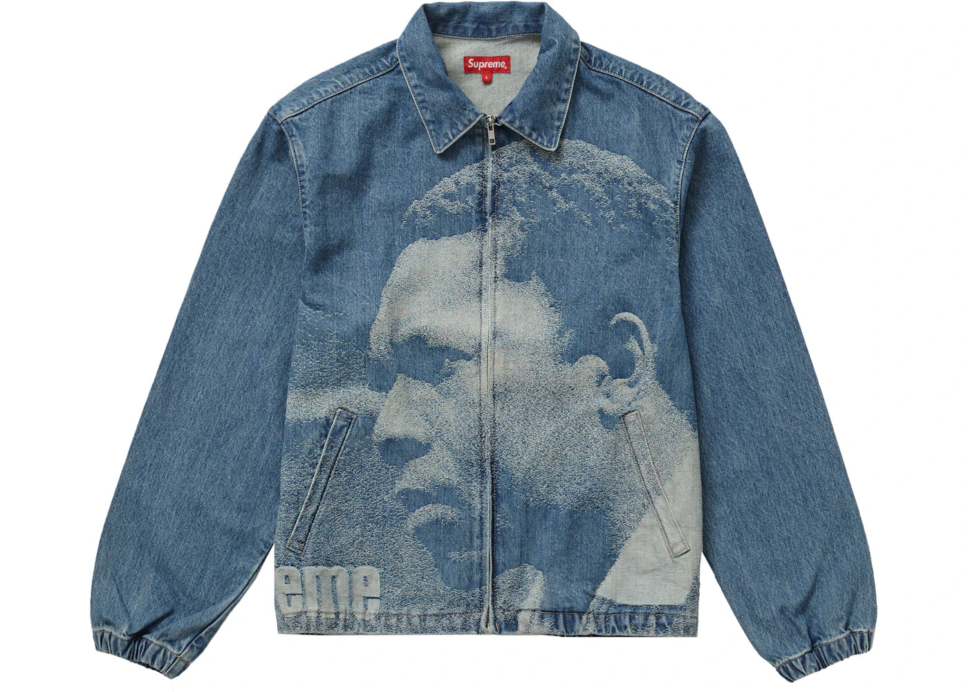Supreme John Coltrane A Love Supreme Denim Harrington Jacket Blue