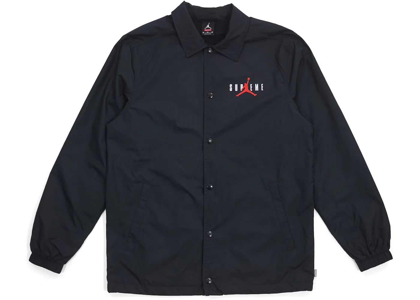 Supreme Jordan Coaches Jacket Black