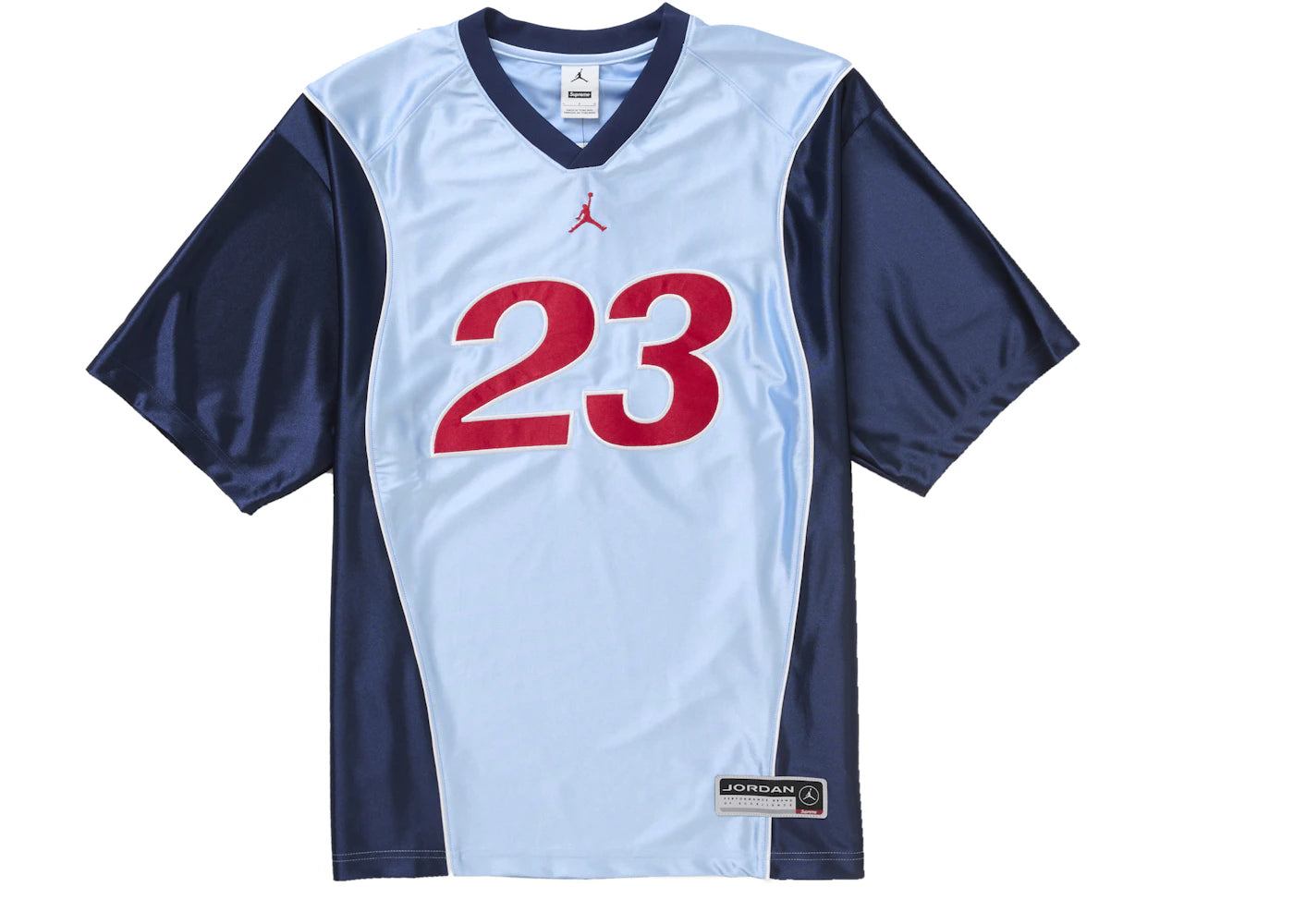 Supreme Jordan Warm Up Jersey Light Blue