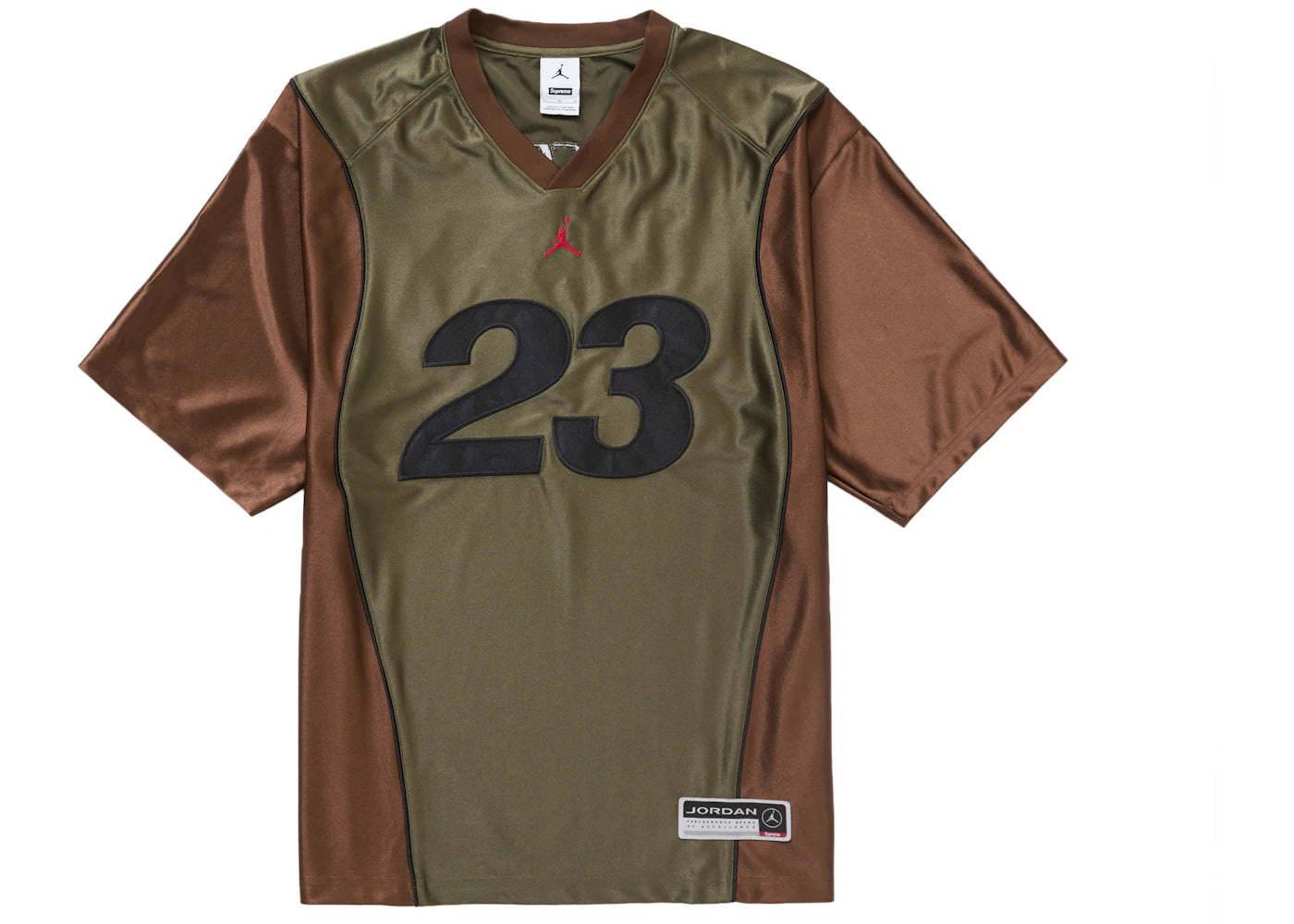 Supreme Jordan Warm Up Jersey Olive