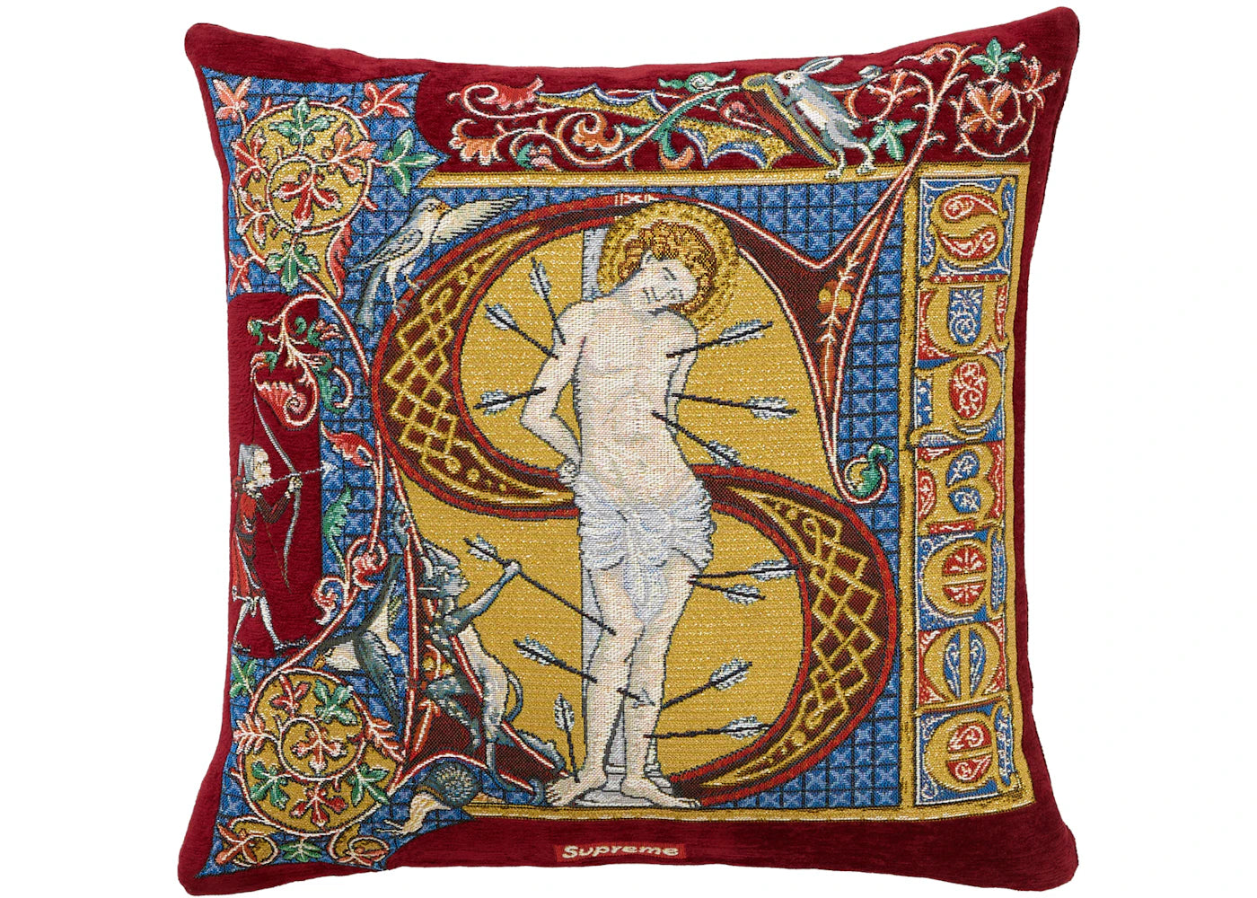 Supreme Jules Pansu Saint Pillow Multicolor