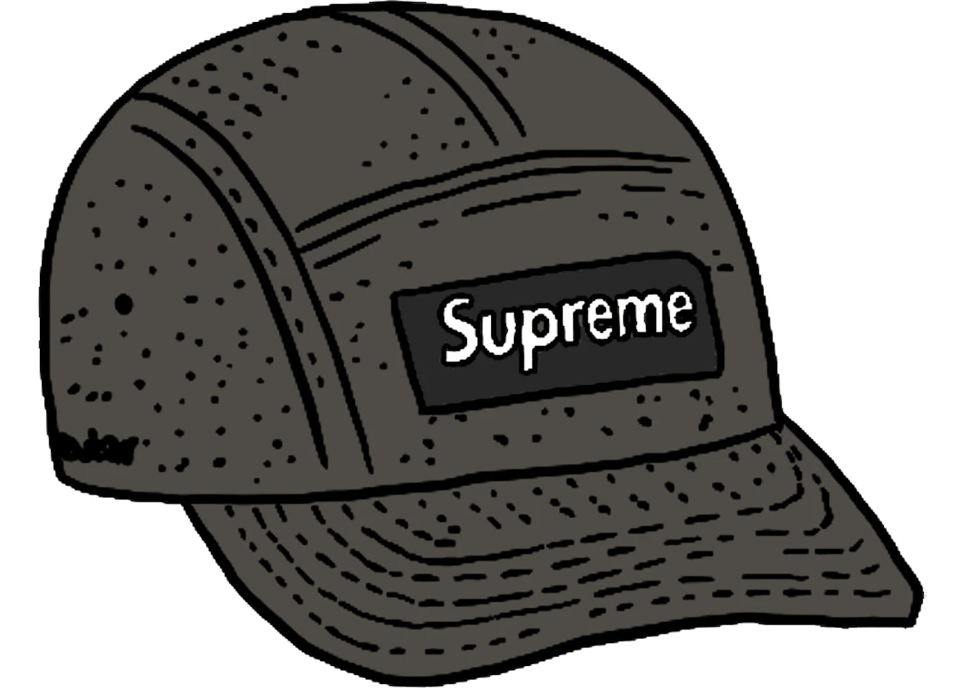 Supreme Kevlar Camp Cap Black