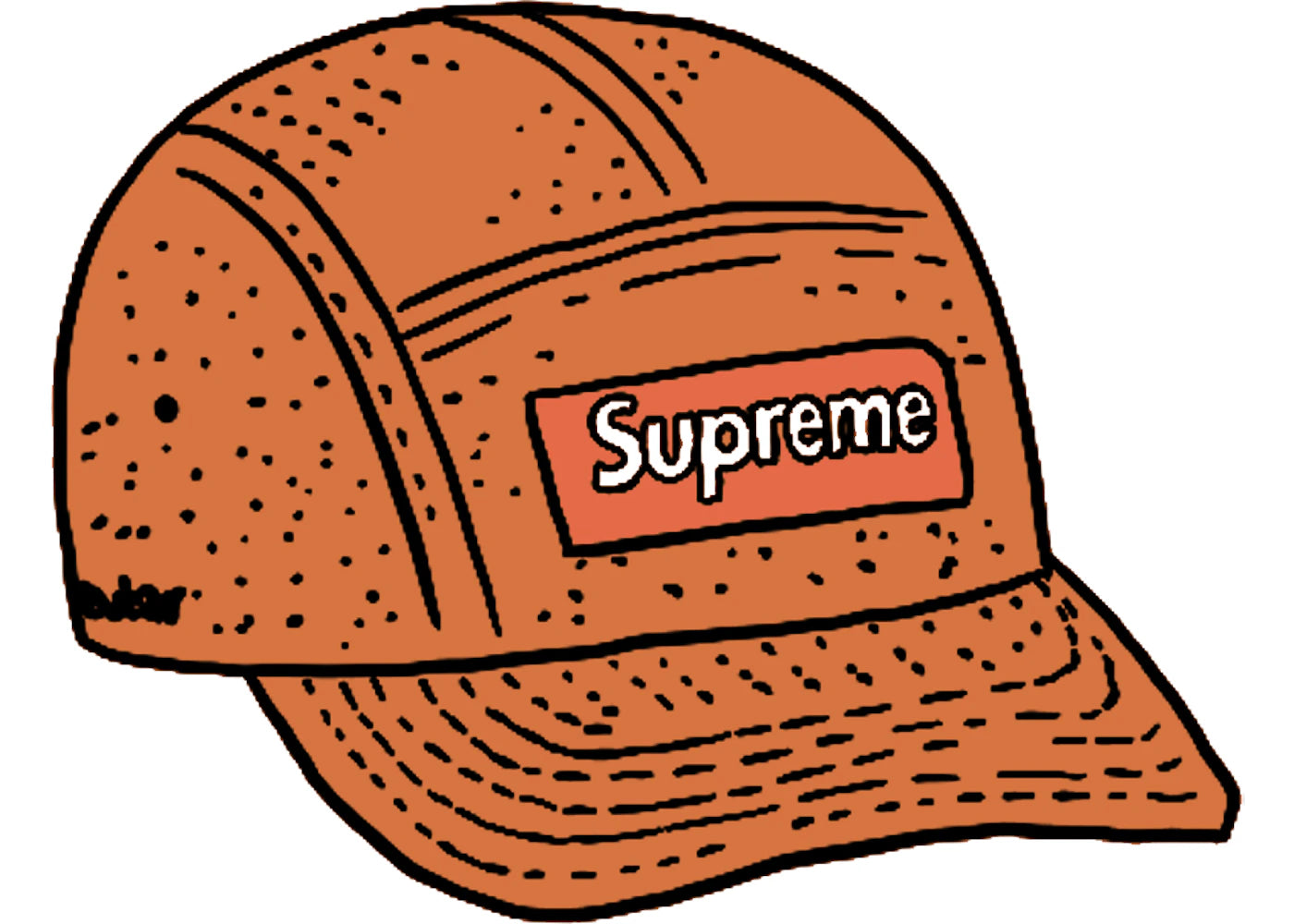 Supreme Kevlar Camp Cap Orange