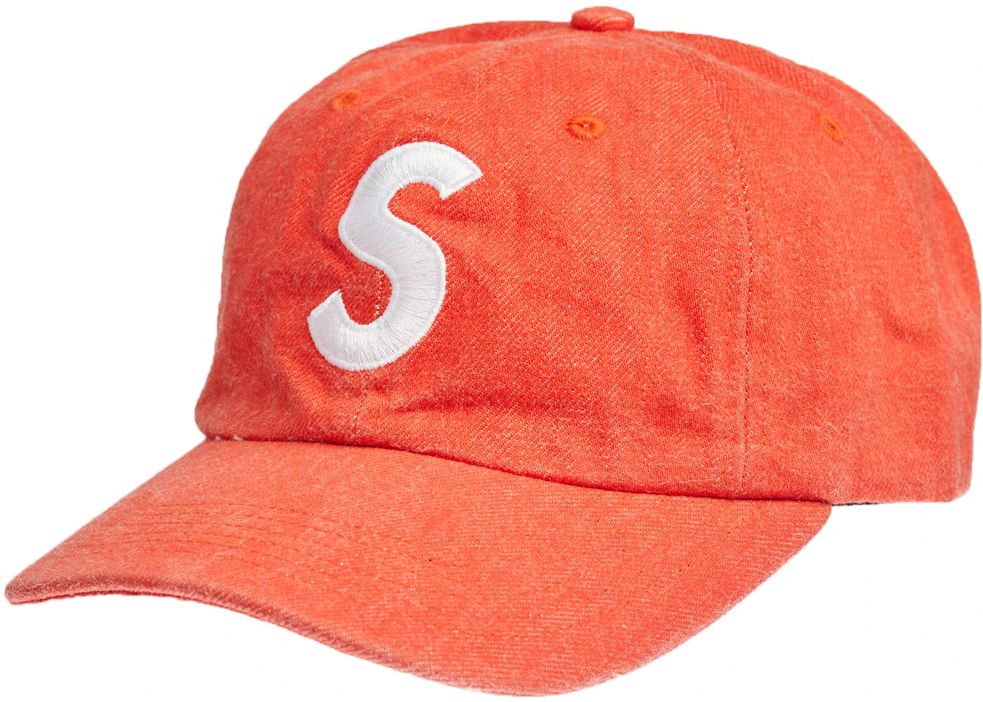 Supreme Kevlar Denim S Logo 6-Panel Red