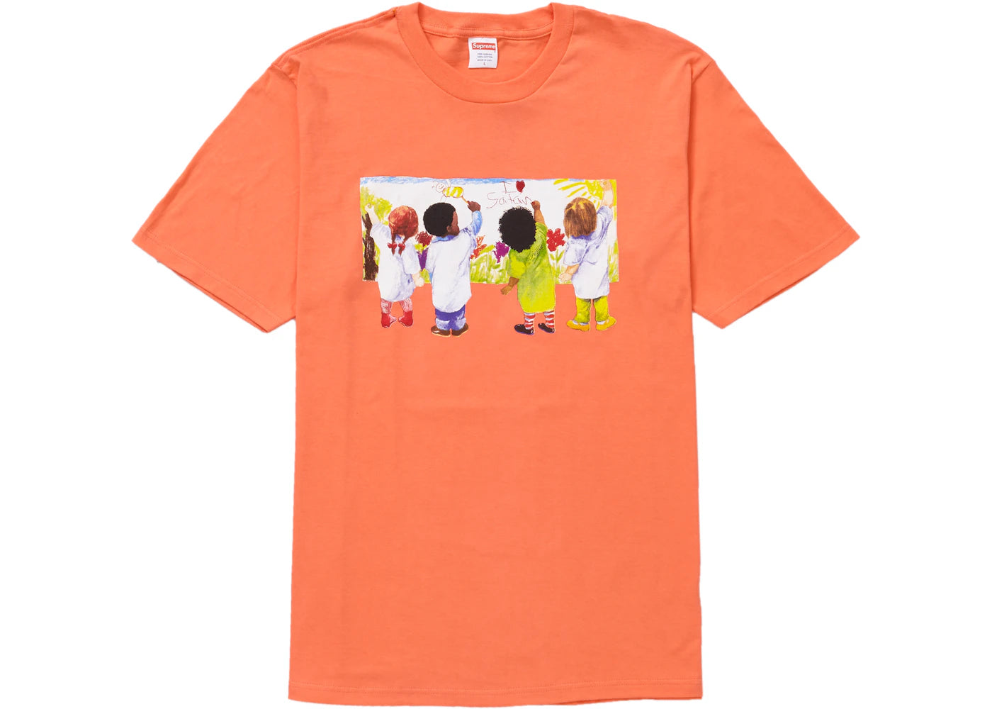 Supreme Kids Tee Neon Orange