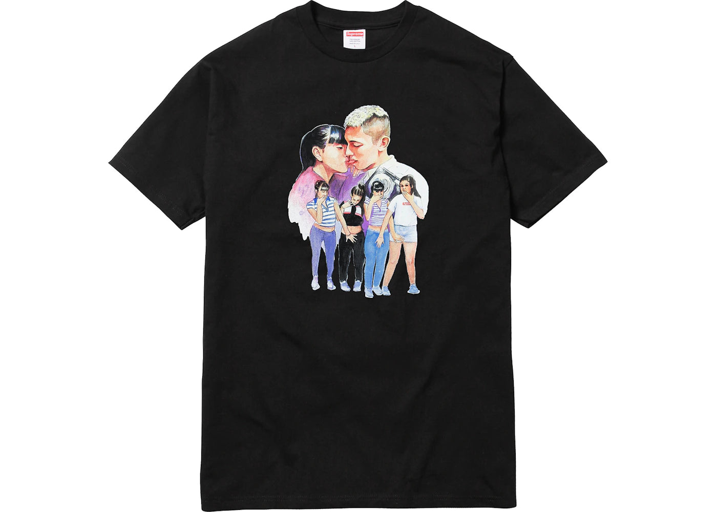 Supreme Kiss Tee Black