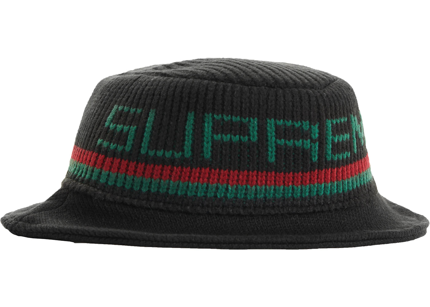 Supreme Knit Logo Crusher Black