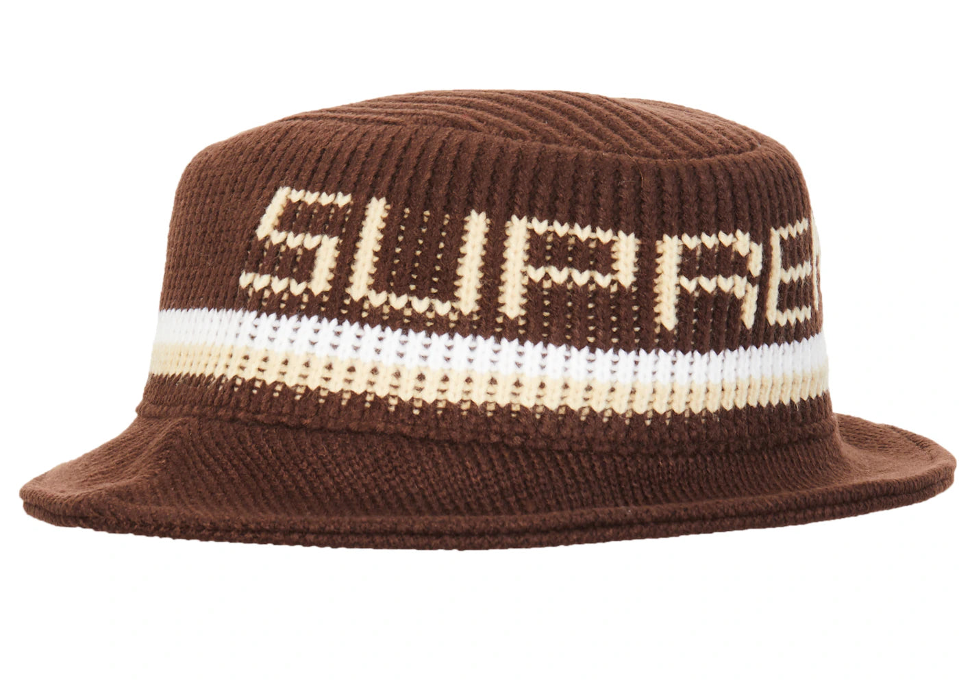 Supreme Knit Logo Crusher Brown