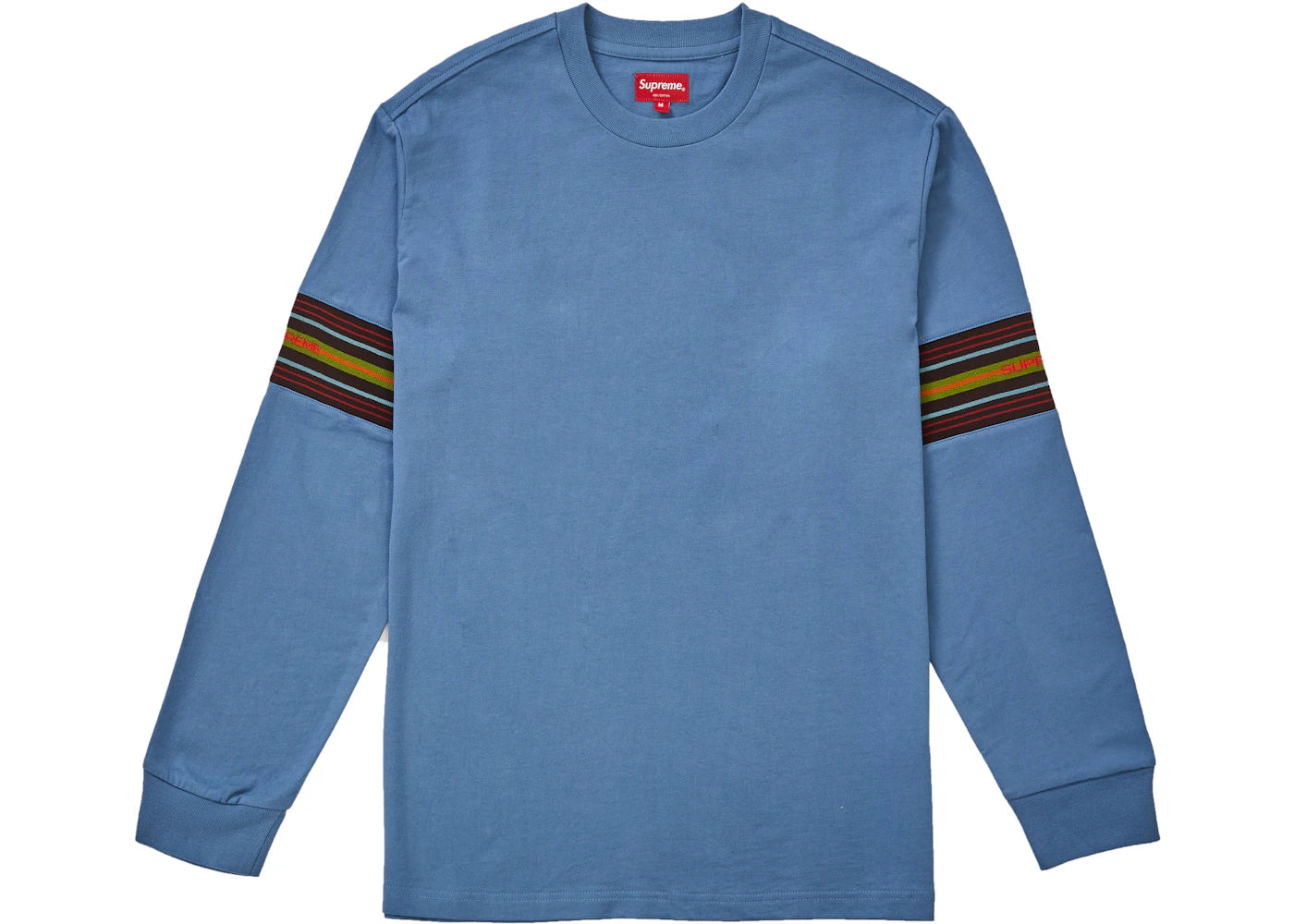 Supreme Knit Panel Stripe LS Top Slate