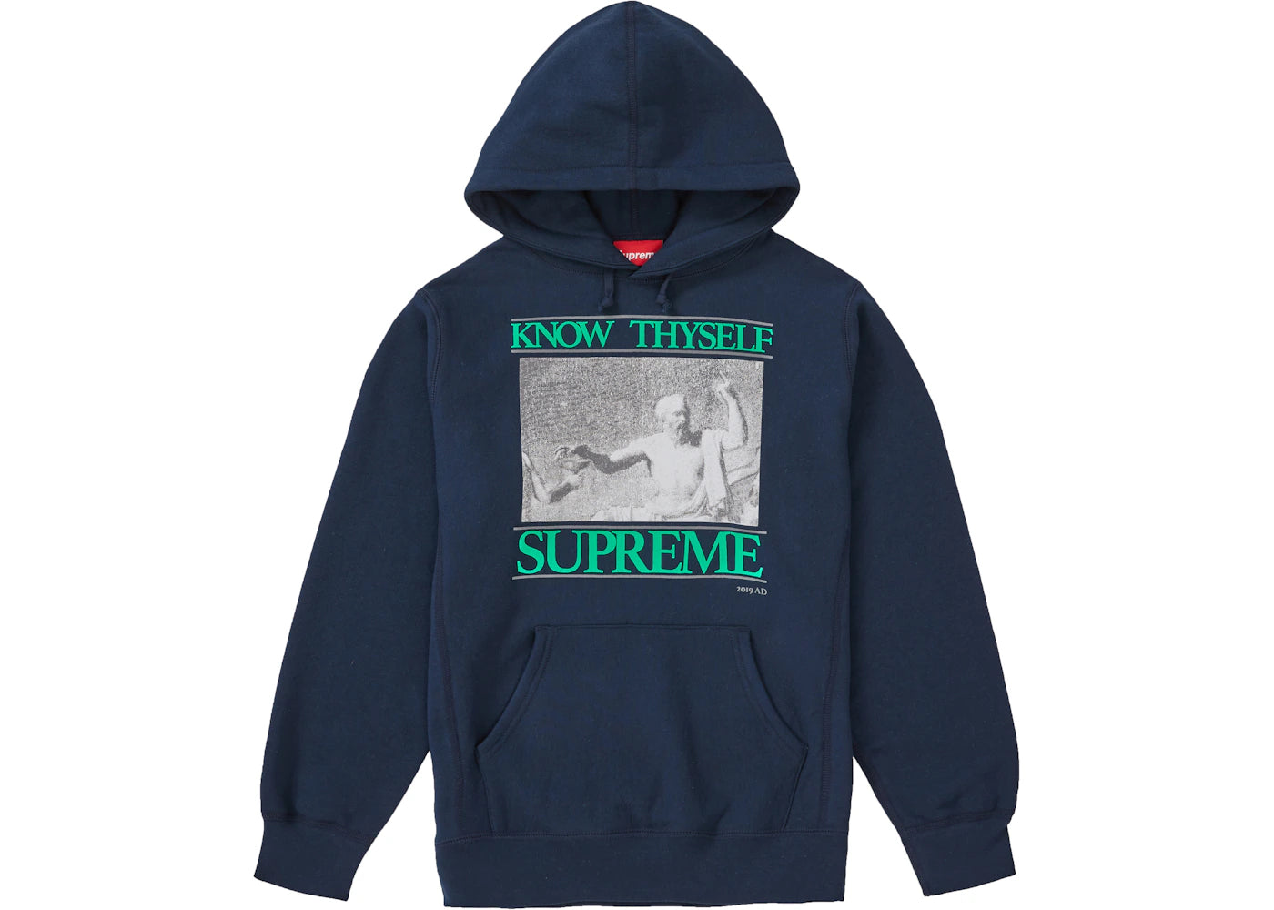 Supreme Know Thyself Hooded Sweatshirt Navy