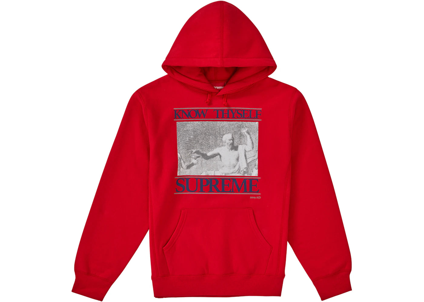 Supreme Know Thyself Hooded Sweatshirt Red