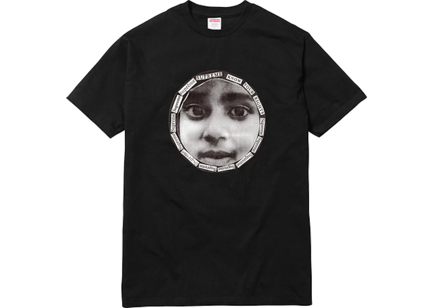 Supreme Know Your Rights Tee Black